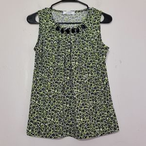Josephine Studio Green Sleeveless Blouse